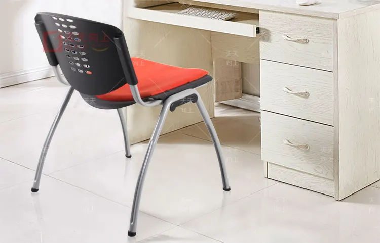 Plastic Students Study Chair Stacking Visitor Ceremony Chair Heavy Duty Library Furniture for Parties