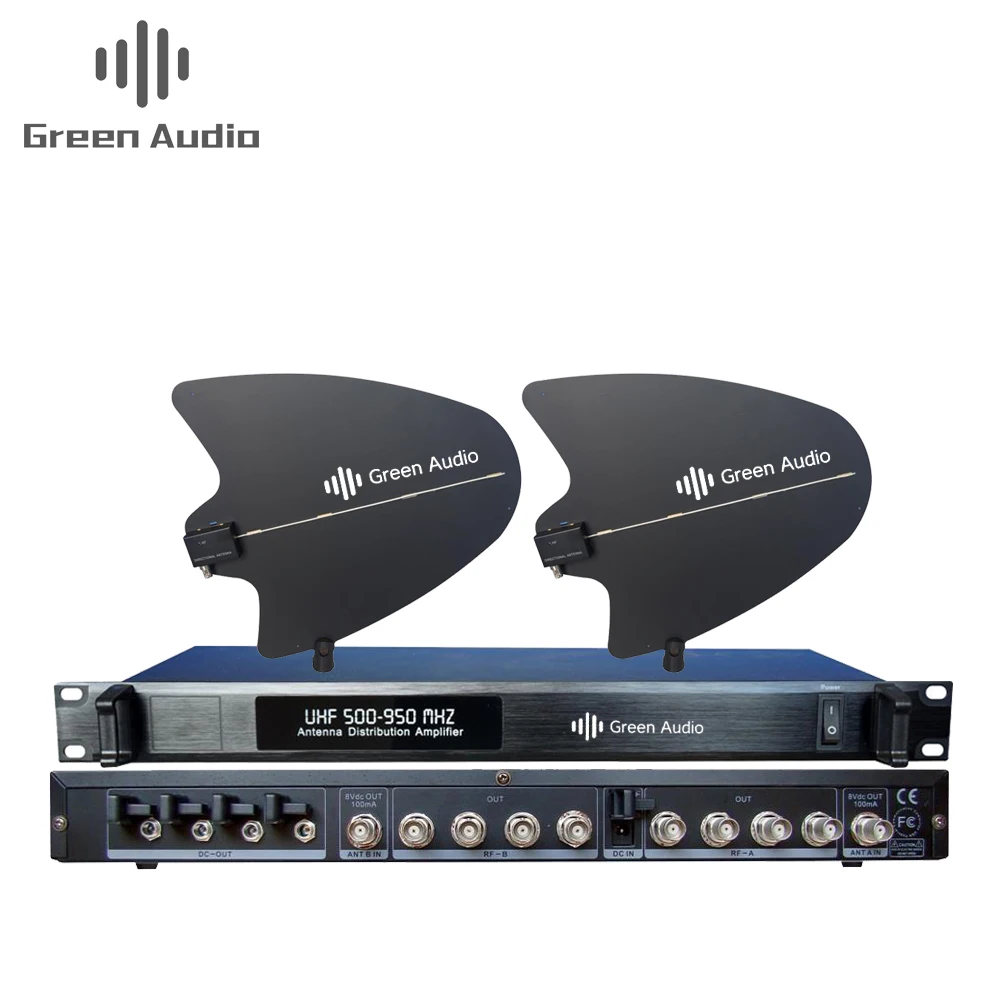 

GAW-BK8000 Directional Antenna Distributor for Wireless Microphone Four Sets 400M 500-950MHz Controlled Antenna Booster