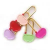 AJF new arrival popular colorful wedding gift gold shank heart love lock