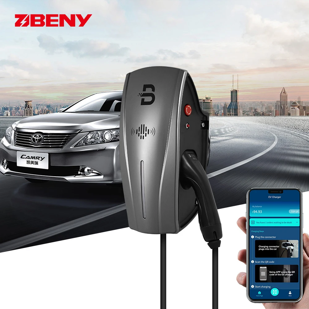 

BENY 22kw EV Charger Ocpp Type 2 32a 3 Phase 4.1kw-22kw 32a Wallbox Fast electric charging station