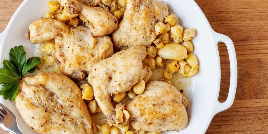Buttermilk Chicken on Plate