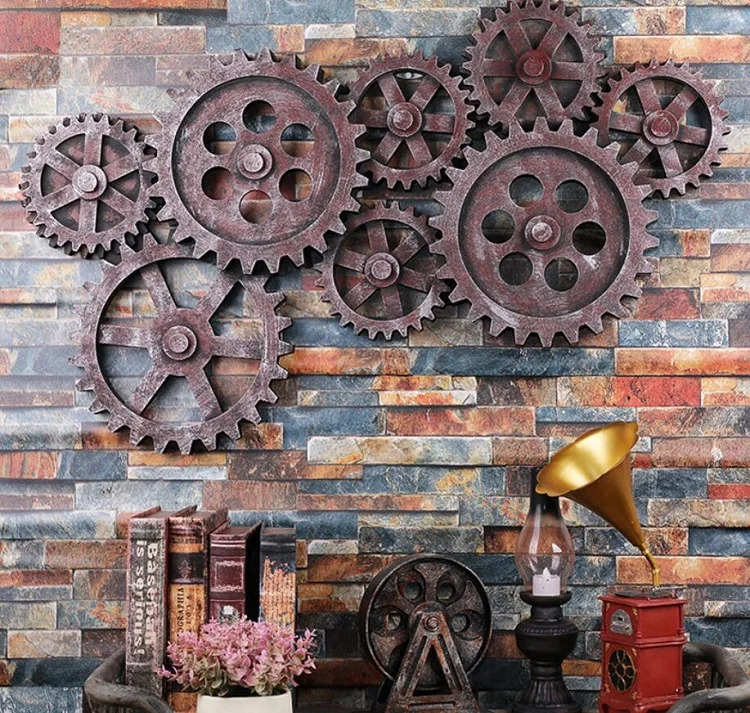 Two Steampunk Clocks with Gears Wall Clock by blackmoon9 | Society6