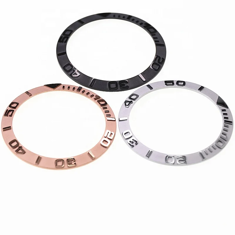 

High Quality Wholesale Watch  Bezel Ring Insert Ceramic Embossed Fashion Cover Case Bezel, Picture