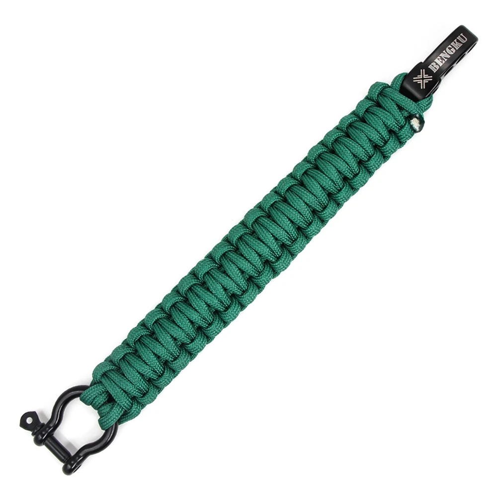 Custom Paracord Bracelet 550 Survival Adjustable Shackle With Logo