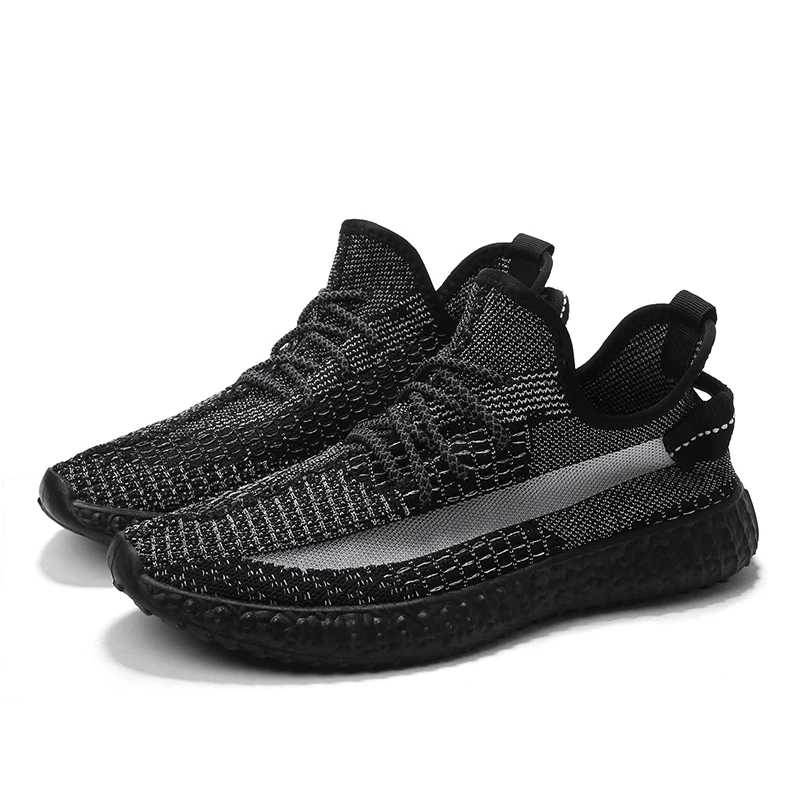 

2020 Latest Fly Knit Luminous Men Yeezy 350 Style Sports Shoes Running Sneakers