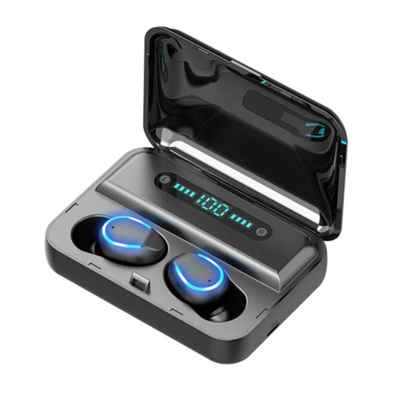 

F9 Twin wireless earphones BT 5.0 tws mini bluetooth earphones headphones earbuds with 2000 mAh charging case