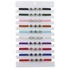 New Design High quality Custom braid bracelet multi cross thread bracelet with cross pendant for girl