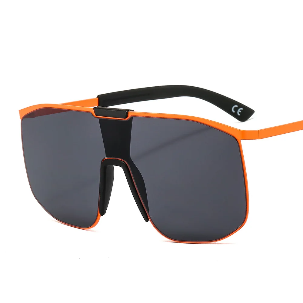 

Custom Logo Oversized One Lens Outdoor Shade Sunglasses