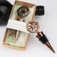 

Ourwarm Wedding Souvenirs Party Supplies 1pc Compass Wine Bottle Stopper Wedding Favors Gifts For Guests