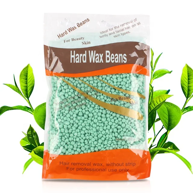 

300g tea tree Painless depilatory hard Wax Beans for Body Hair Removal hot wax