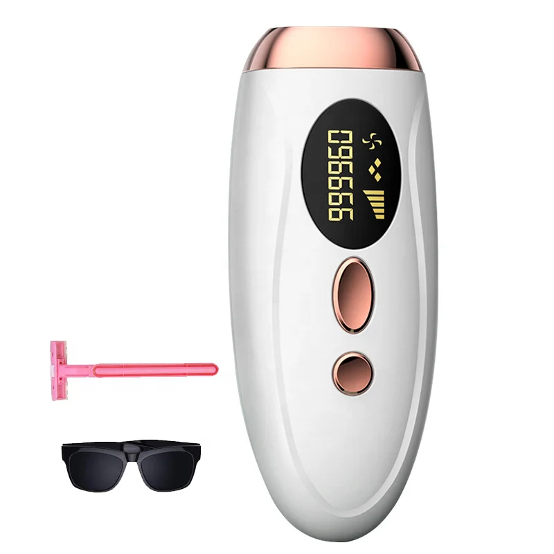 

Women Armpit Legs Bikini Permanent Laser Epilator 990000 Flashes LCD Display Laser IPL Hair Removal Machine, White, mint, dark green, pink, red