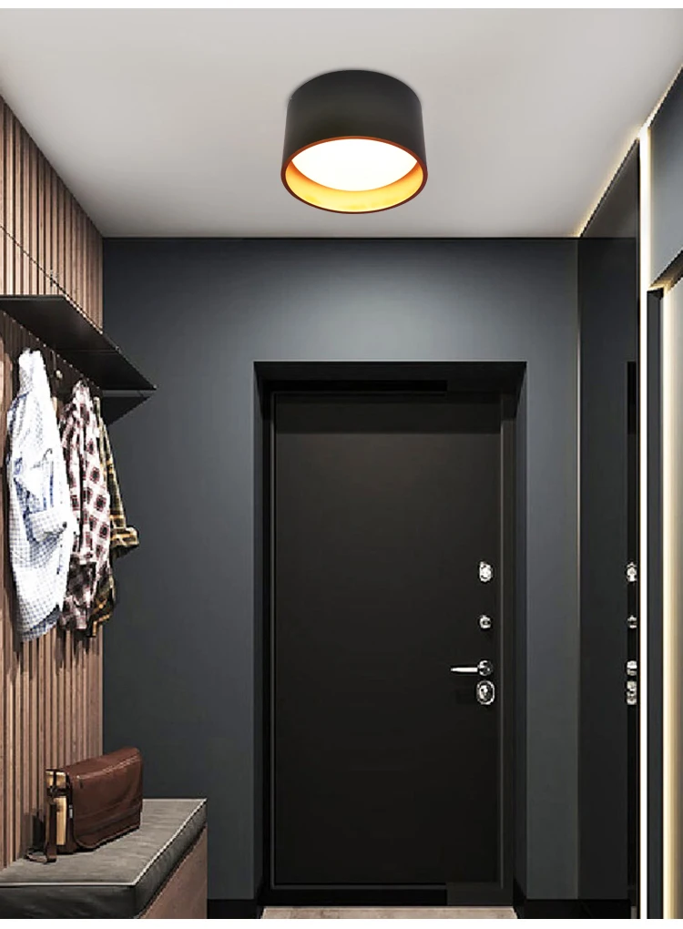 Metal living room indoor 120V Nordic LED downlight surface mounted/concealed ceiling light