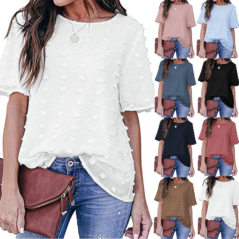 

Women Summer Clothing Tops Fashionable Shirts Women's T-Shirts Blouse Clothes