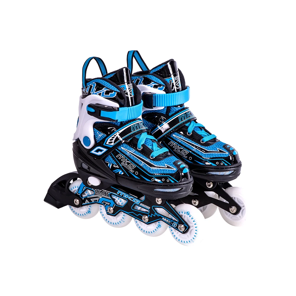 

Hot selling cheap four wheels roller skates inline skates for kids, Black/blue,black/pink