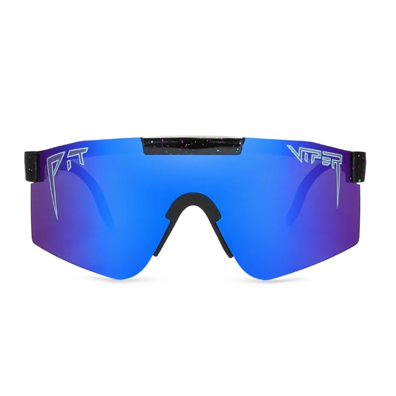 

Pit Viper flat top eyewear tr90 frame Blue mirrored lens Windproof Sport Polarized Sunglasses for men/women PV01-c5