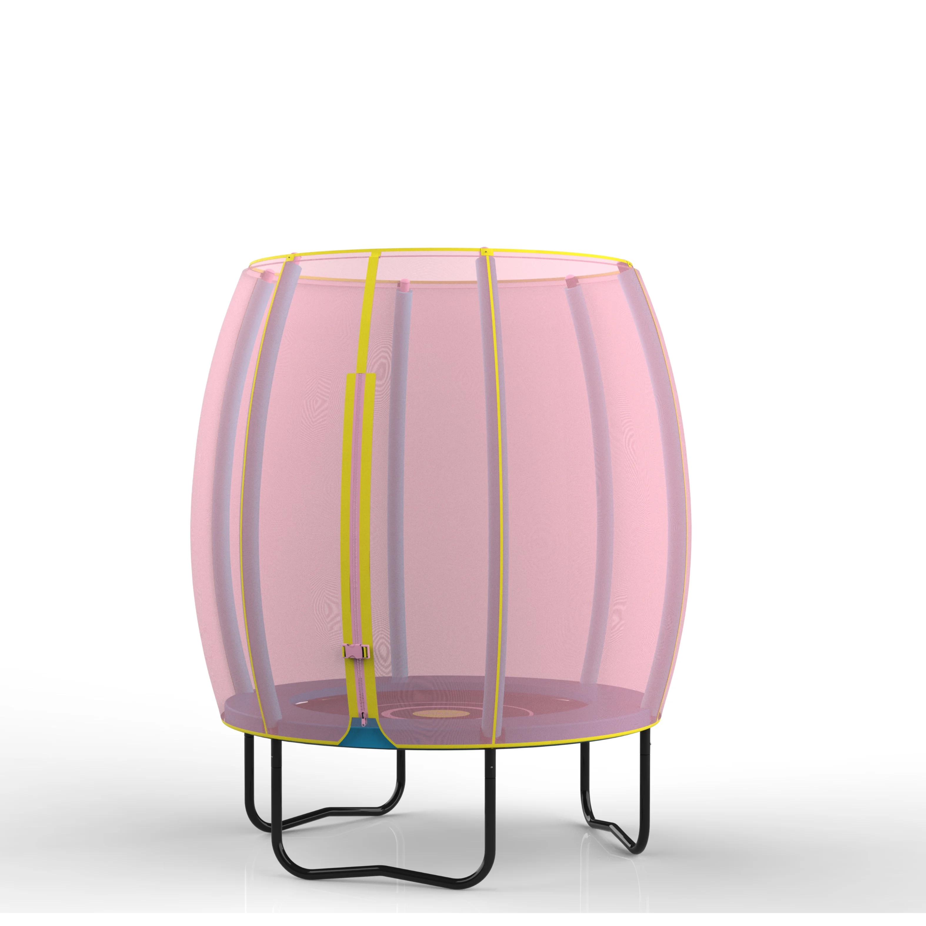 

Factory New Design Trampoline Bounce Jumping Unisex Customized Rounder Trampoline With Safety Net, Optional