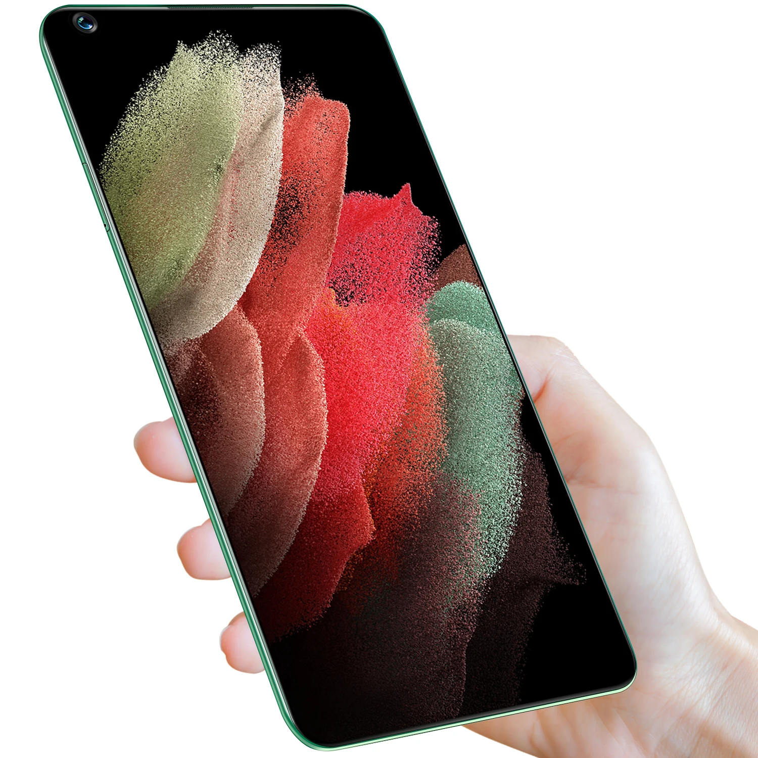 

New arrival cheap smartphone S21 U ltra 4G 5G 6.1inch IPS screen mobile phone 12G+512G Dual card dual standby 48MP smart phone, Green/ blue/black