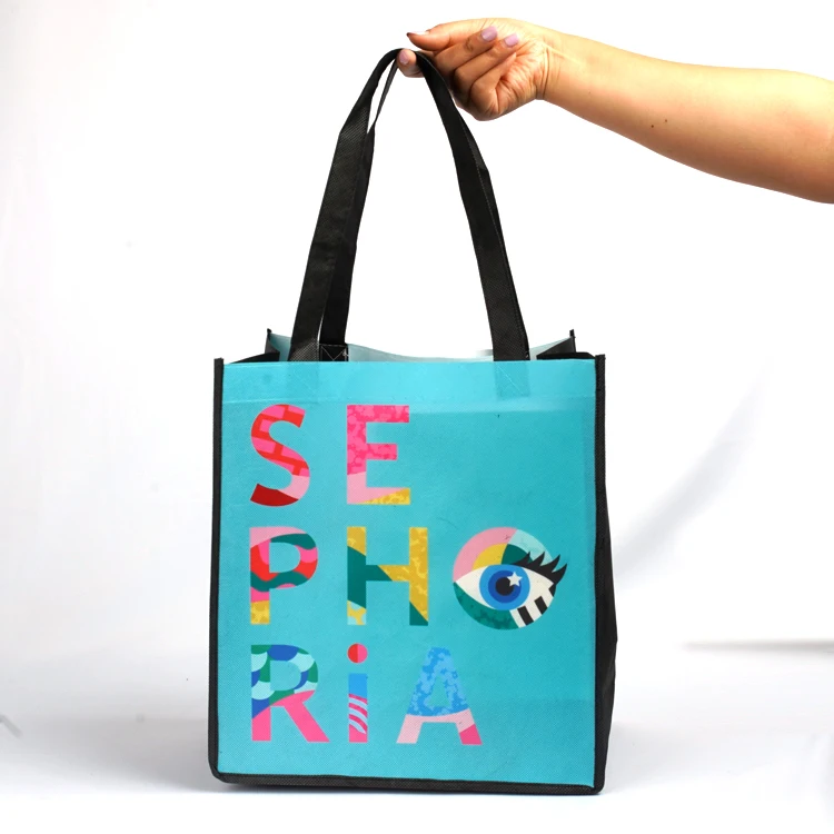 

Eco Environment Recyclable PET Non-Woven Shopping Tote Bag, Customized color