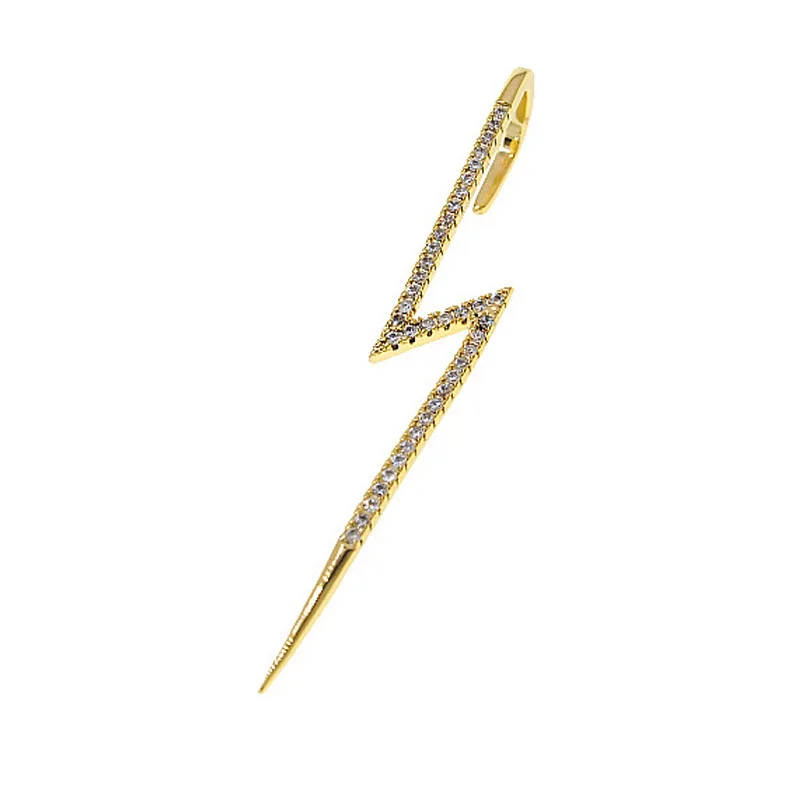 

Woman Wedding Jewelry Ear Wrap Crawler Hook Earring Crystal Stud Earrings, Available