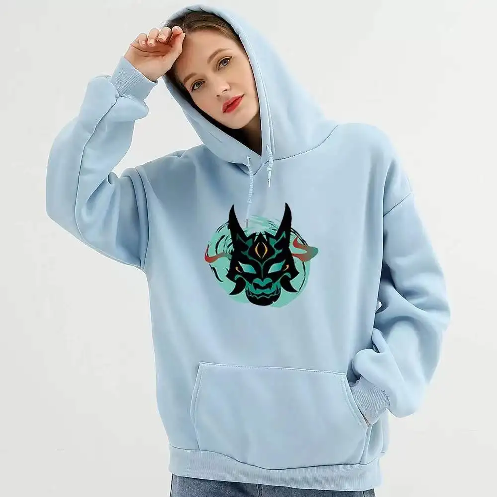 

2022 new autumn winter couple top loose Plush Hoodie sweater, Multi color