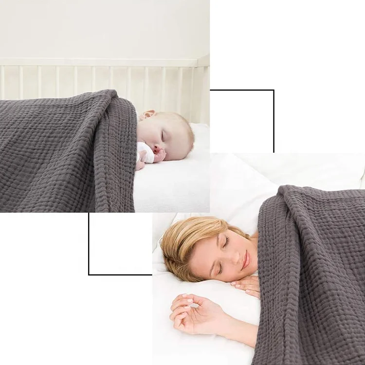 

Four Seasons Soft Light Cotton Pre-wash Gauze Adult Muslin Blanket