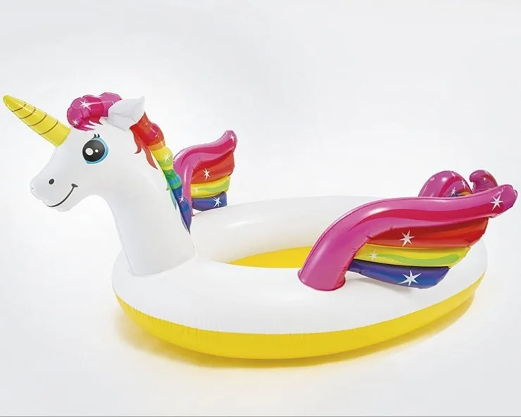 

Original Intex 57441 Outdoor Inflatable Kids Pool MYSTIC UNICORN SPRAY POOL