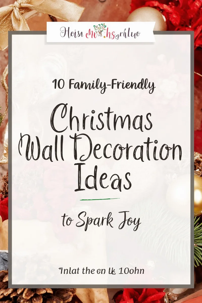 DIY framed holiday prints on wall