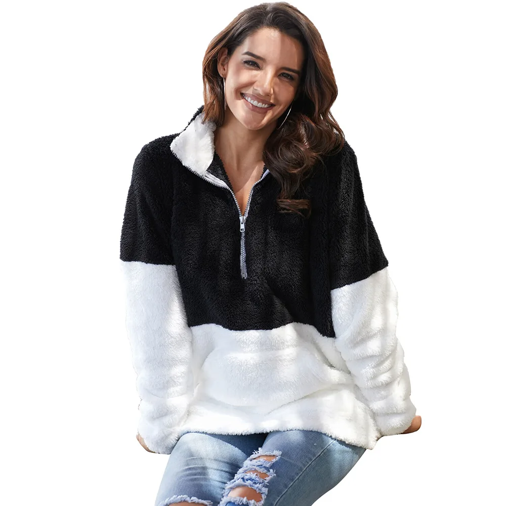 

High Quality Thick Warm Sweater Women's Top Student Sweatshirt Loosen Pullover Hoodies, Multi color optional