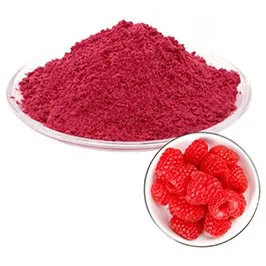 Raspberry fruit powder