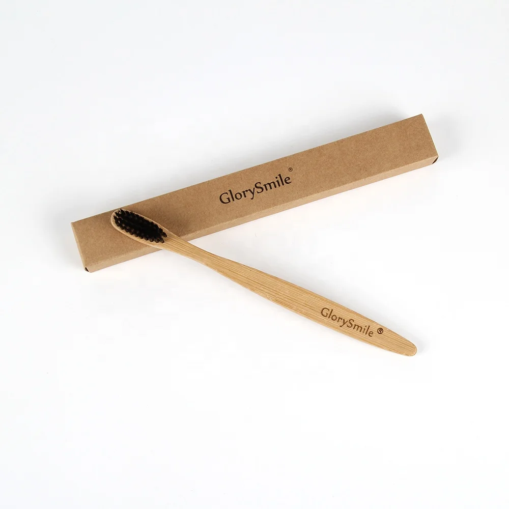 

Daily use nature 1pc/set bamboo toothbrush with private logo and box