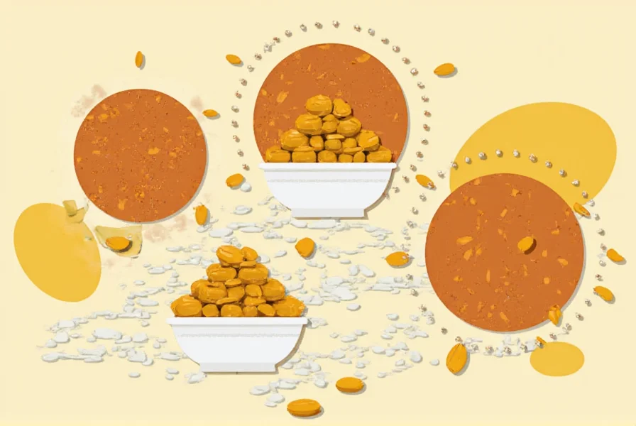 Scientist examining turmeric compound interactions in laboratory