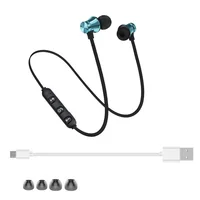 

BT400 Magnetic Wireless bluetooth Earphone music headset Phone Neckband sport Earbuds Earphone with Mic For iPhone Samsung