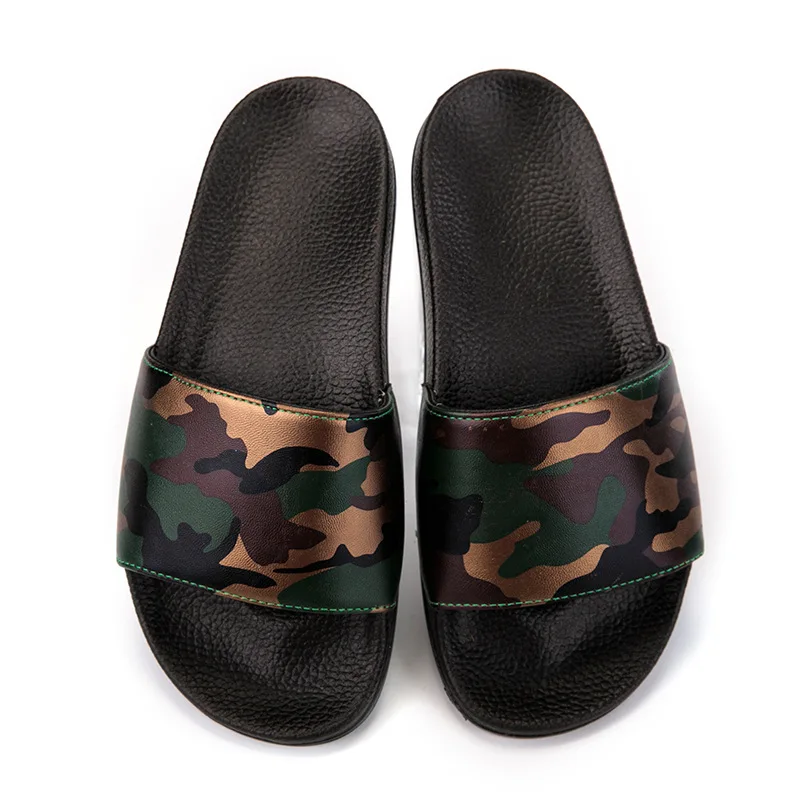 

Wholesale Summer fashionable casual mens flat slippers man outdoor ventilation slippers for men, Customized color