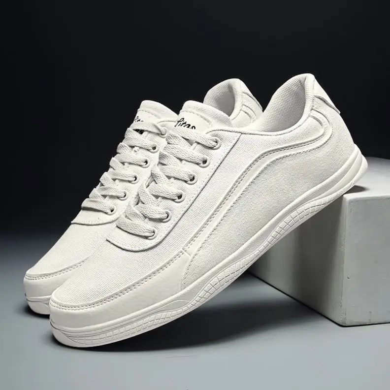 

2019 Wholesales Custom Men's Fashion Shoes Sneakers Flats School Shoes Sneakers White Men Casual, Optional