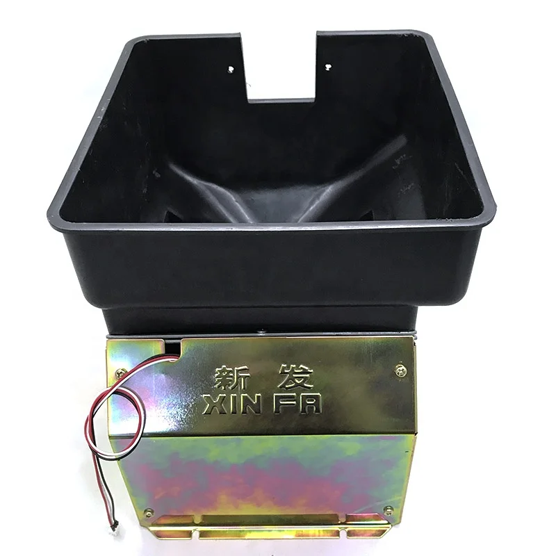 

High speed 8 hole coin hopper 24v motor coin hopper dispenser in vending machine, Black