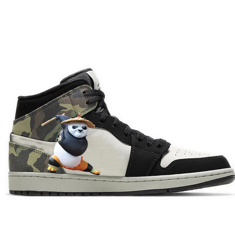 

2021 hot sale wholesale casual cartoon design printing custom shoes men's sneakers Uomo lace-up sneakers