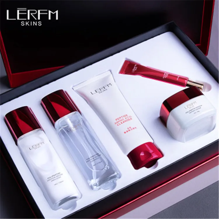 

OEM anti aging products peptide protein repair moisturizer best facial skin care gift sets