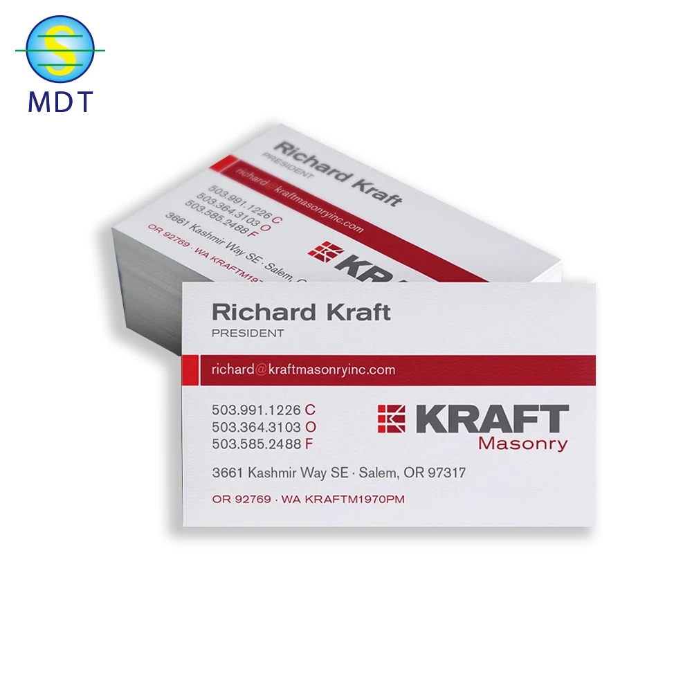 

MDT printing warranty card making factory price vip visiting card, Cmyk color or pantone color