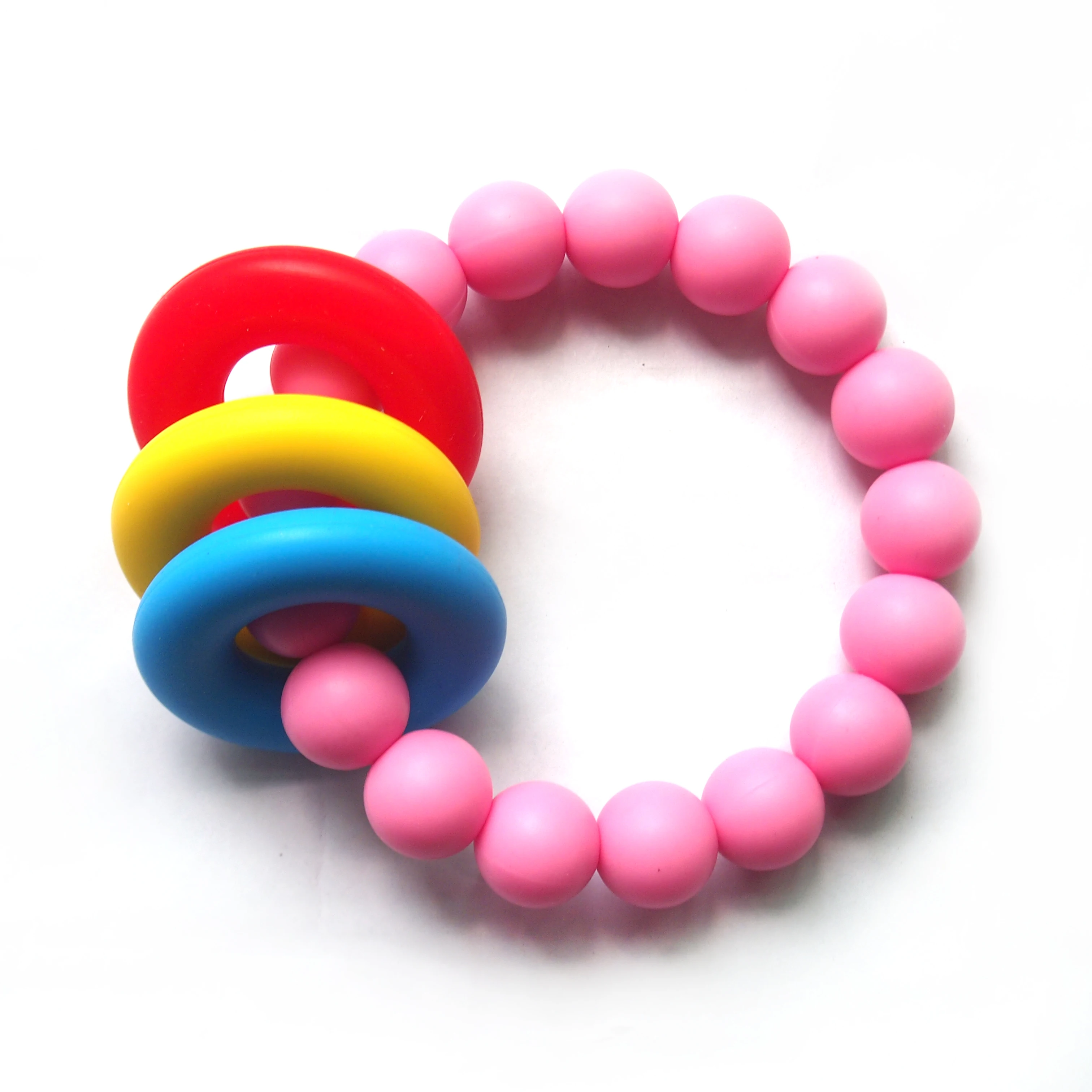 

Silicone Bpa Free Jewelry Beads Soft Chew Bracelet Baby Silicone Bracelets