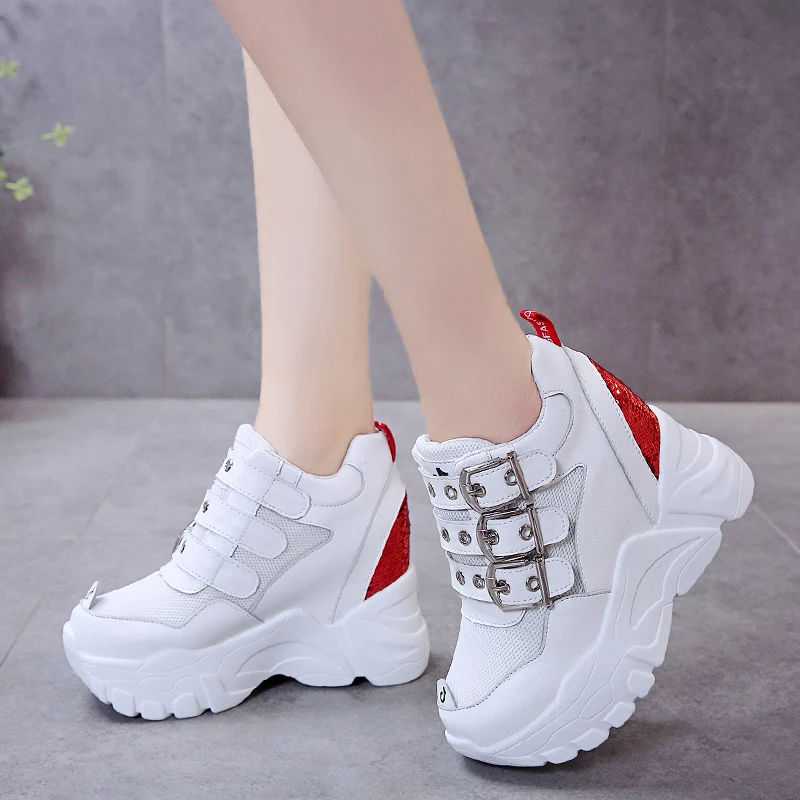 

Net Red Hidden Wedge Platform Dad Shoes Women's Tide sneakers 2021 New Autumn Shoes Female Sports Casual Shoes Zapatos De Mujer