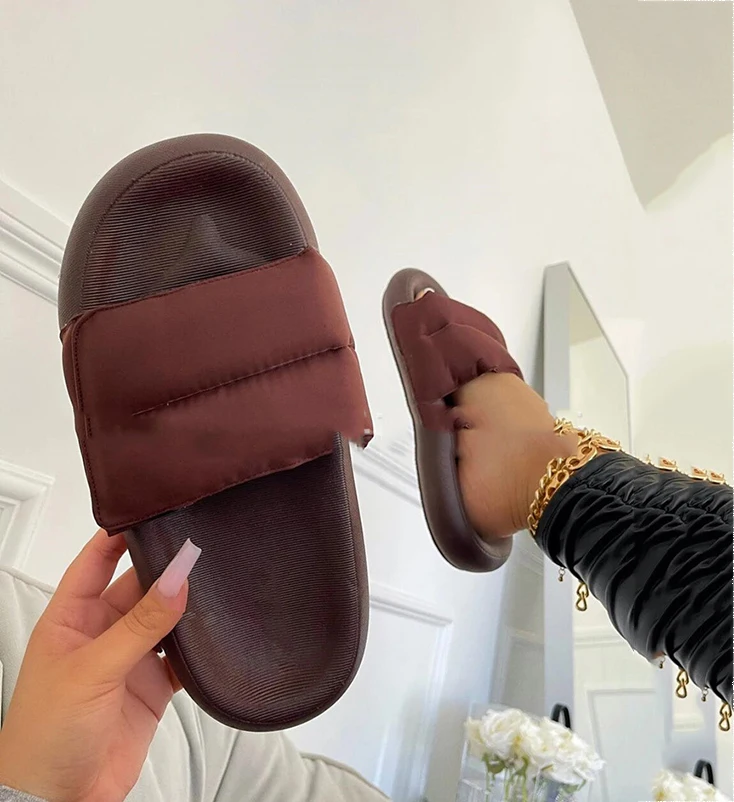 

Summer Women Indoor Slippers Floor Flat Shoes Indoor Flip Flops Female Home Slippers Zapatillas De Hombre, As picture