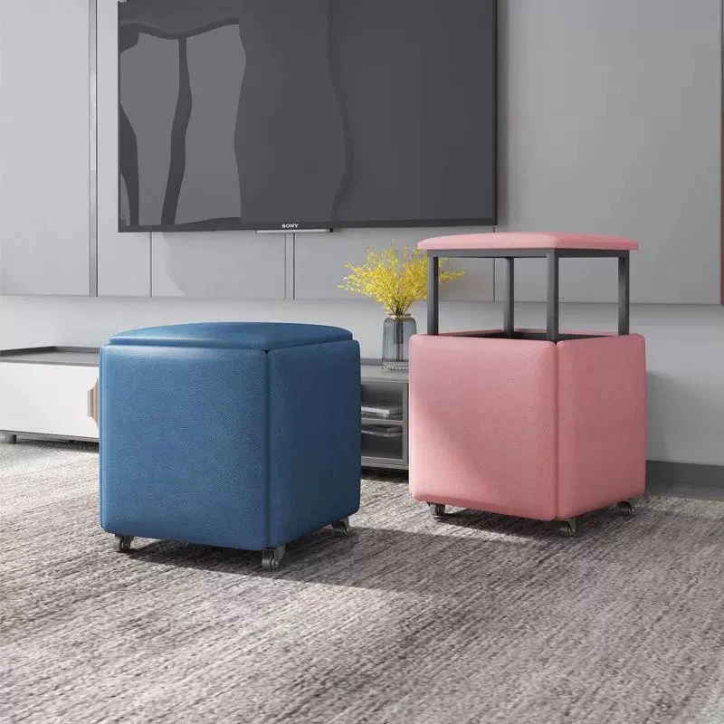 Modern Chair Ottoman Foot Stool 5 in 1 Rubiks Cube Stool Combination Variety Sofa Stool