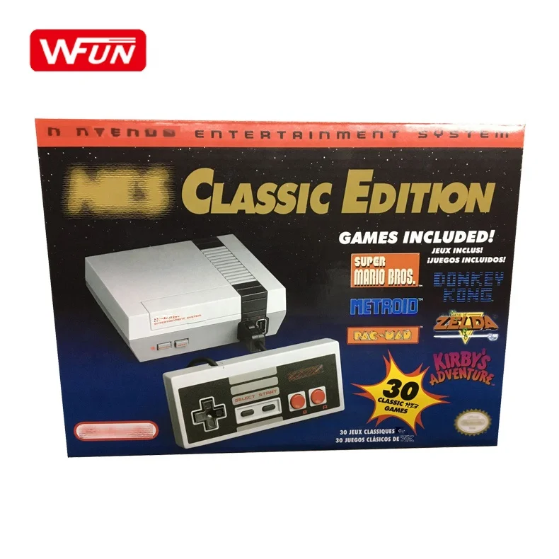 

2020 Wholesale Factory Mini Video Retro TV Game Console 30 games for Nintendo classic edition