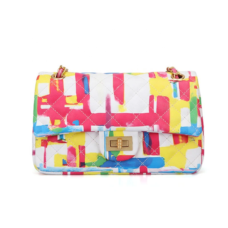 

2020 Hot Large Graffiti Single Hand Bags Ladies jelly purse handbags Dressing Bags, Picture
