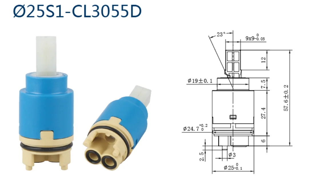 25mm Ceramic Cartridge Upc Shower Faucet Cartridge Buy Upc Shower