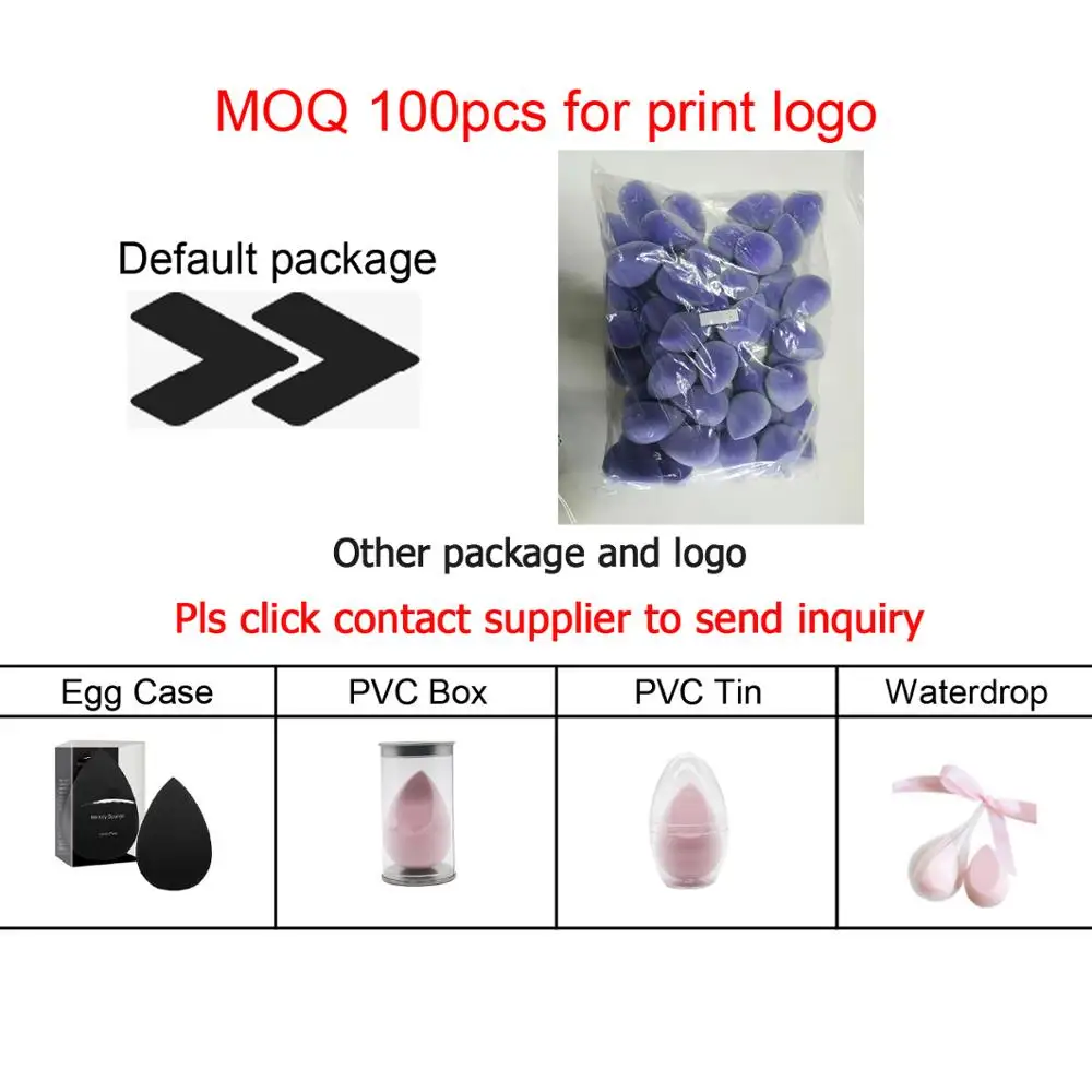 
2020 Makeup Trends Wholesale Beauty Make Up Sponges Blender Foundation Blending Flocked Microfiber Velvet Makeup Sponge 