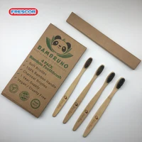 

Custom label Cleaning Teeth Personal Oral Care Fluoride-free bamboo tooth brush wood tooth brush