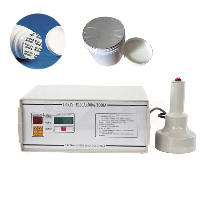 

HZPK DCGY-F500 20-90mm Electromagnetic Manual Plastic Bottle Cap Induction Foil Heat Sealing Machines