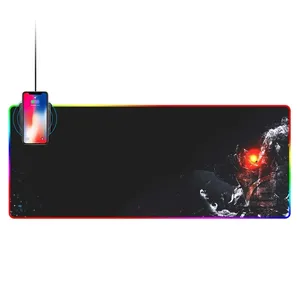 BUBM Customised RGB LED Wireless Charger Gaming Mouse Pad