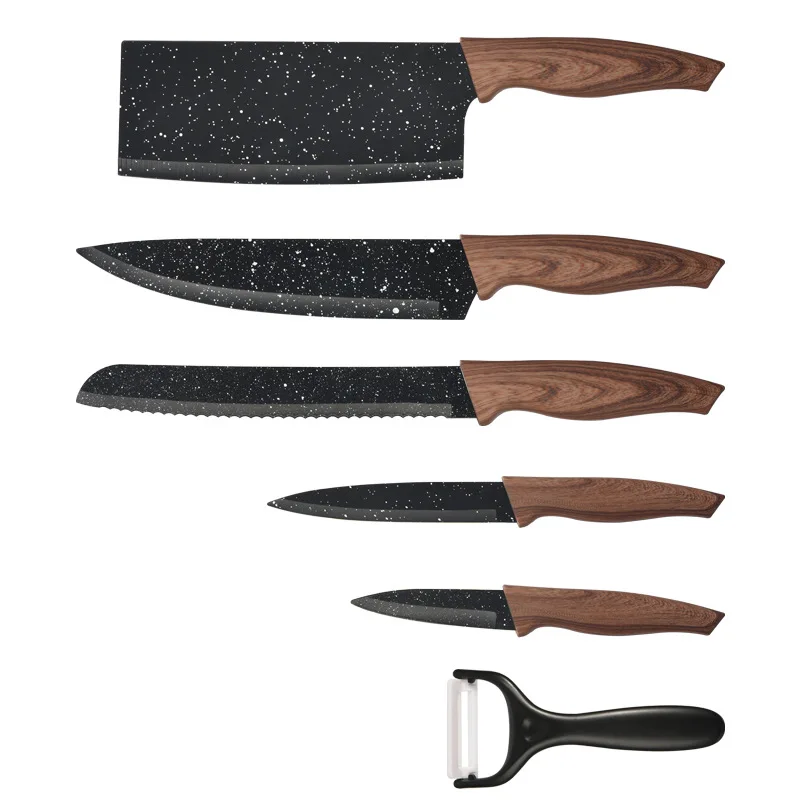 

Professional China 6 Pcs Kitchen Knives Sets Knifes Set Kitchen Utensils Tool With Gift Box